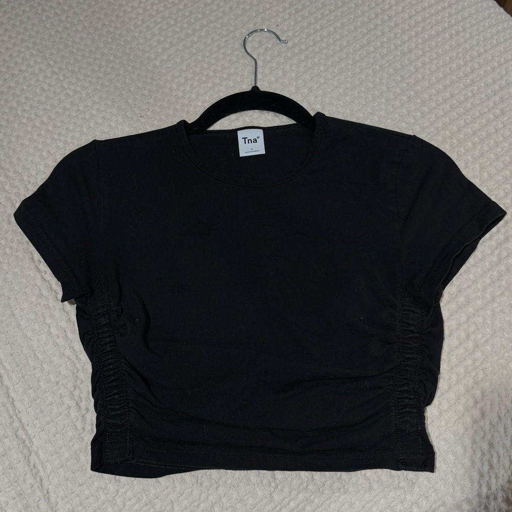 Tna Black Ruched Top